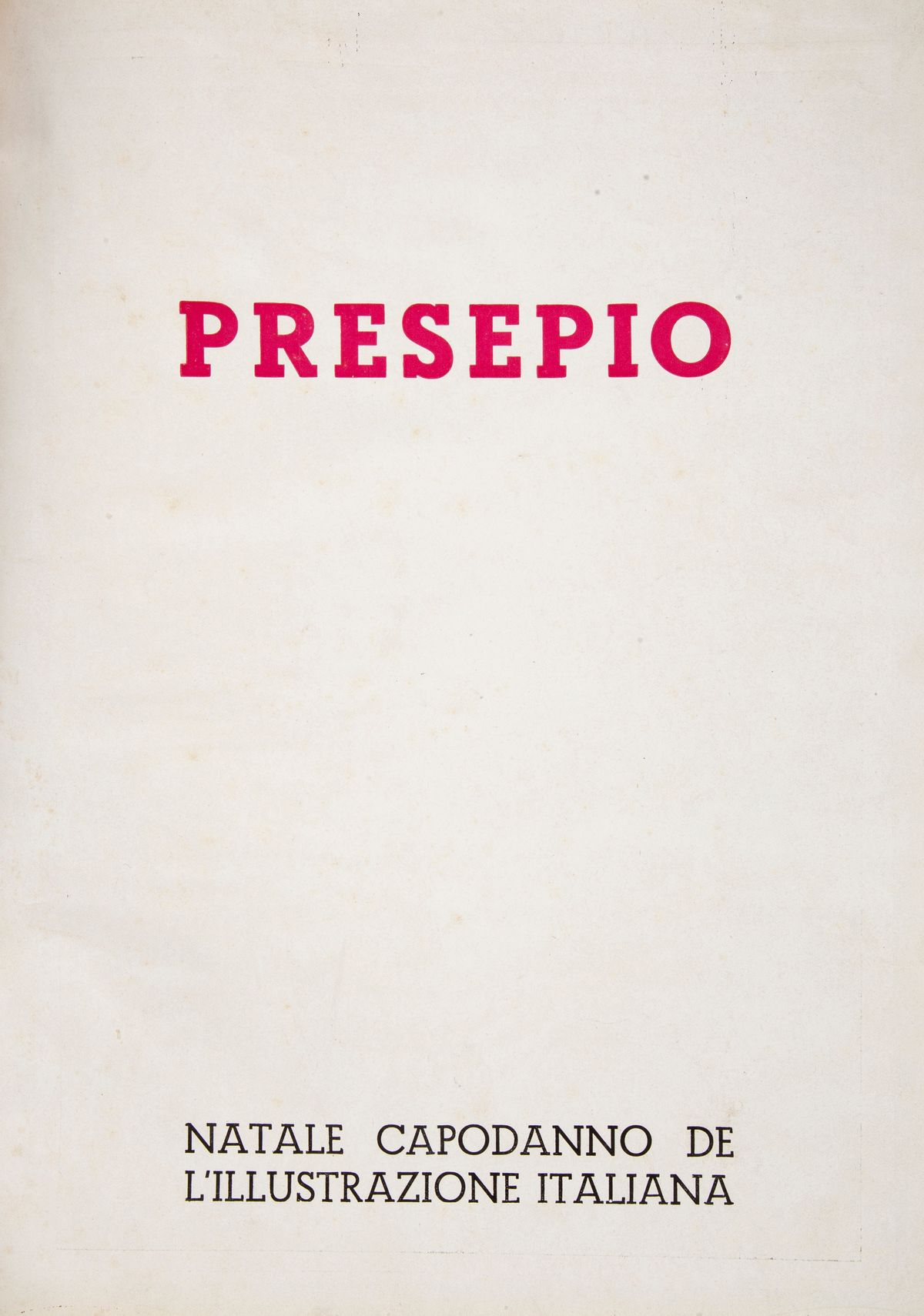 Quattro Volumi sul Presepe