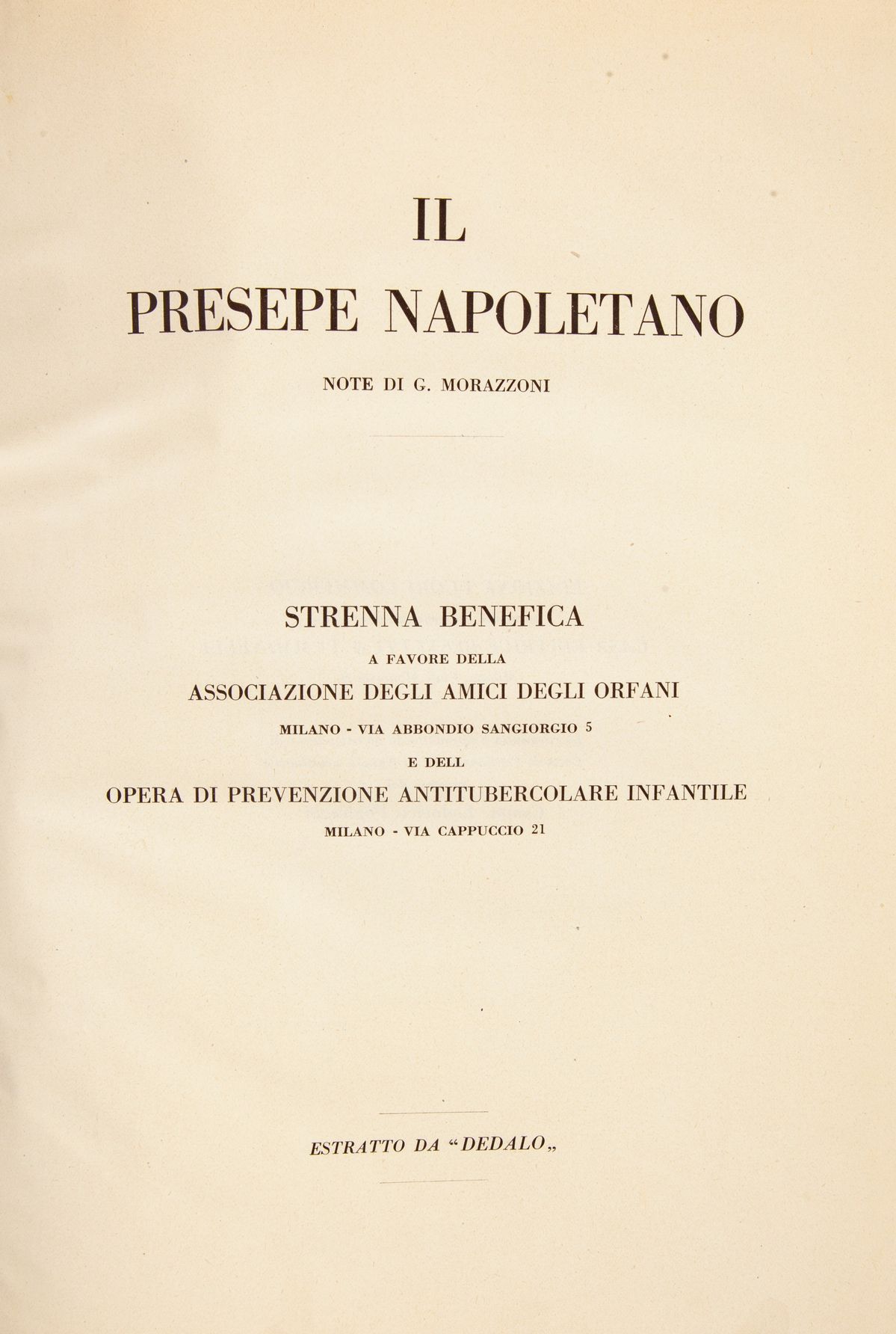 Quattro Volumi sul Presepe