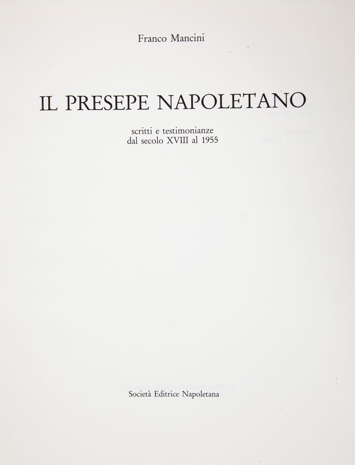 Cinque Volumi sul Presepe Napoletano