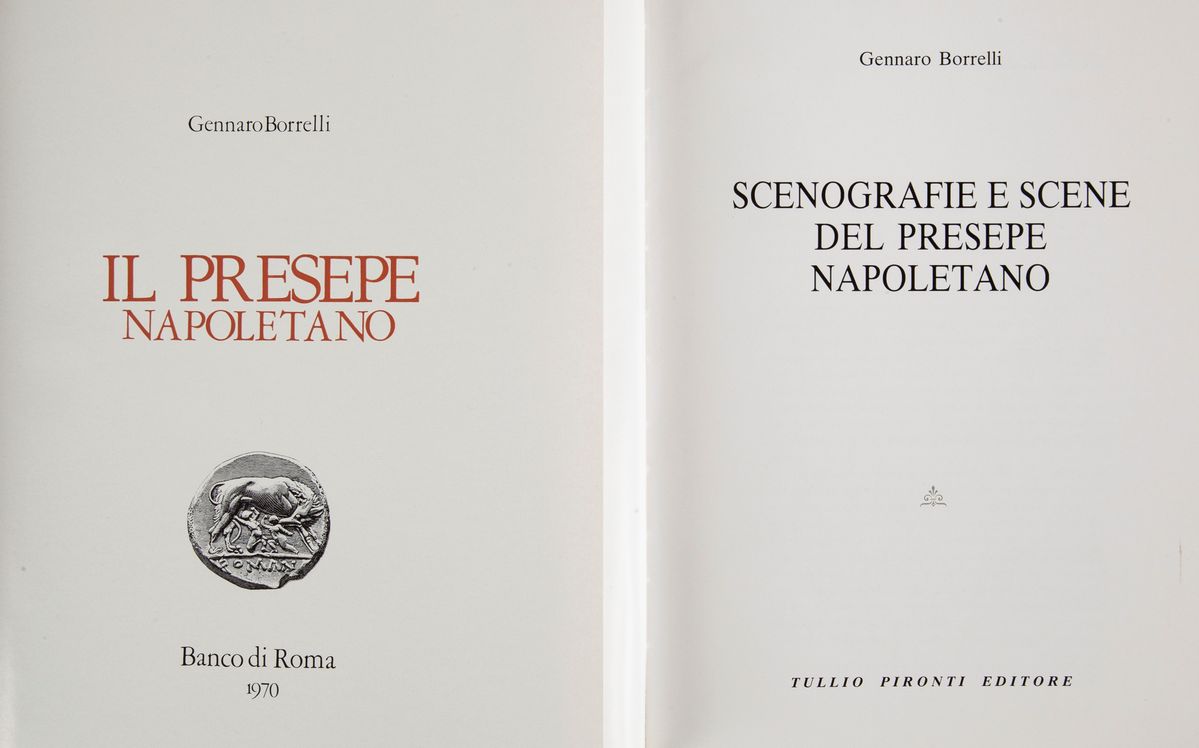 Gennaro Borrelli, Due Volumi con Cofanetto sul Presepe Napoletano