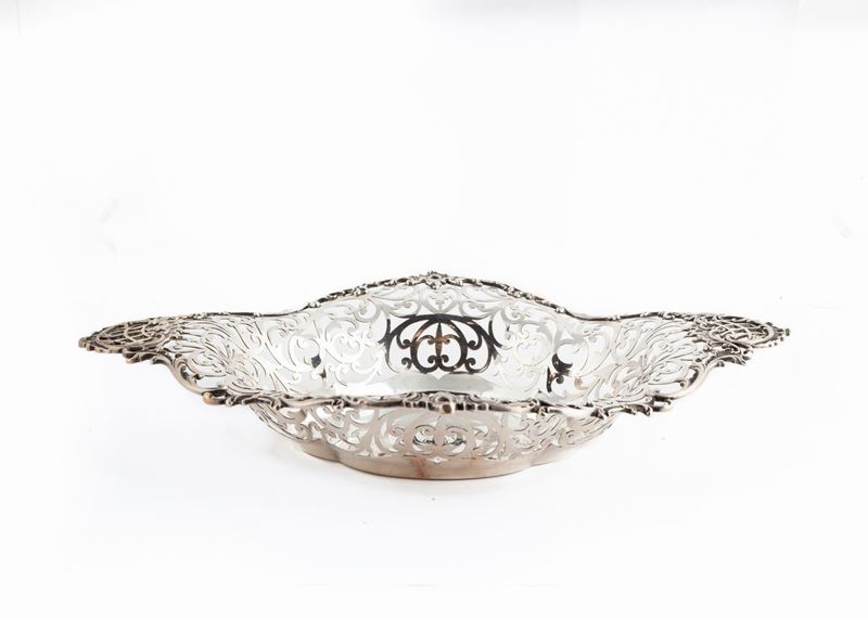 Cestino Centrotavola in Argento Sterling
