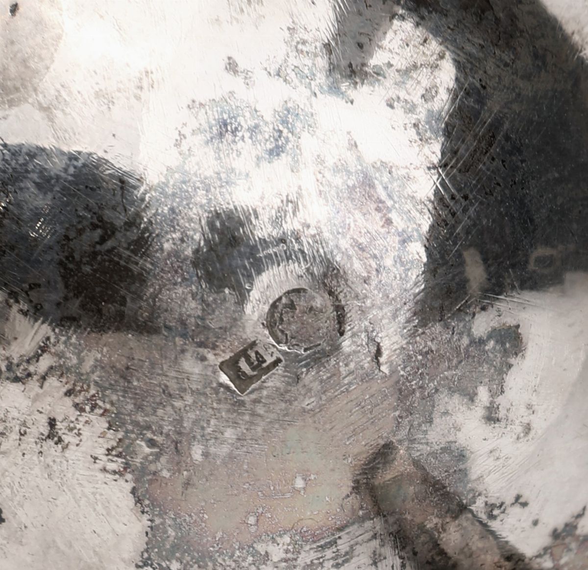 Egoiste in Argento, Italia Meridionale, Secondo Quarto del XIX Secolo, Argentiere D.p.