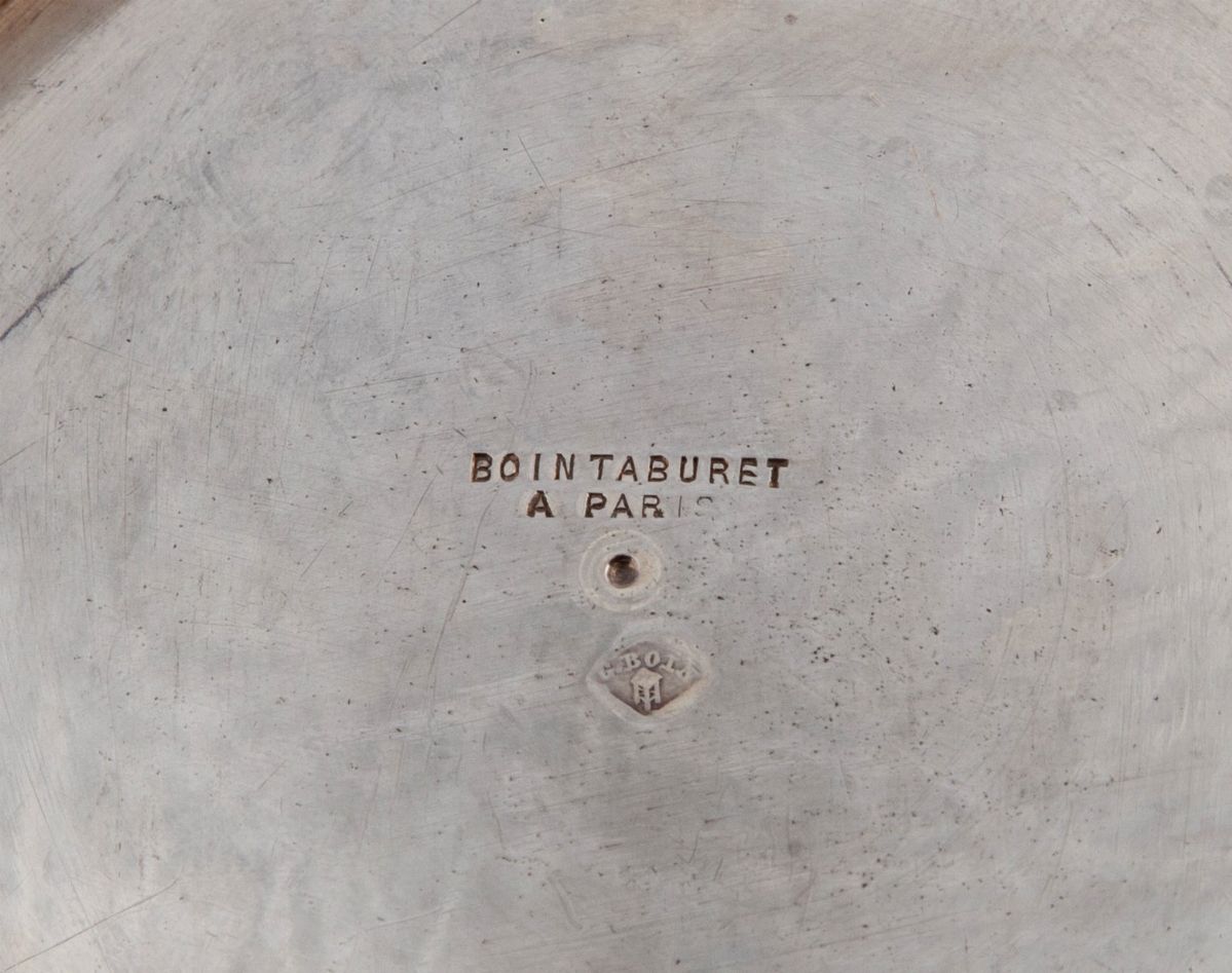 Caffettiera e Lattiera in Argento 800/1000, Boin Tabouret, Parigi, Dopo il 1873