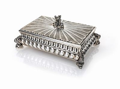Cofanetto in Argento 800, Leopoldo Janesich, Trieste