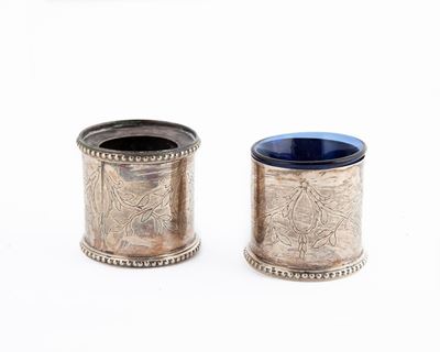 Due Gobelets in Argento, Roma, Stato Pontificio, 1803, Argentiere Andrea Sanini (attivo dal 1788 ...