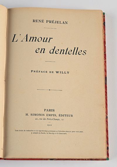 Préjelan, R - L’amour En Dentelles
