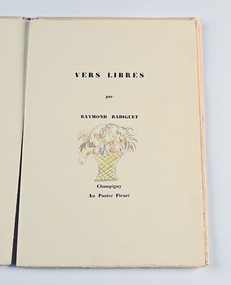 Radiguet, R. - Vers Libres