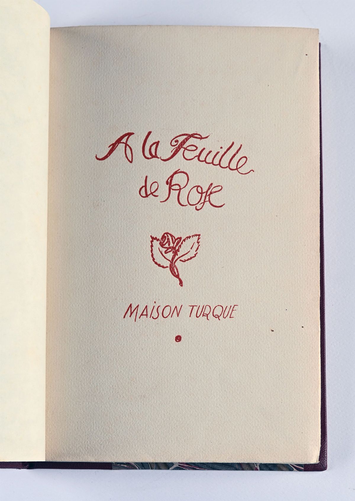 G. De M. [ Guy De Maupassant ] - a la Feuille De Rose. Maison Turque.
