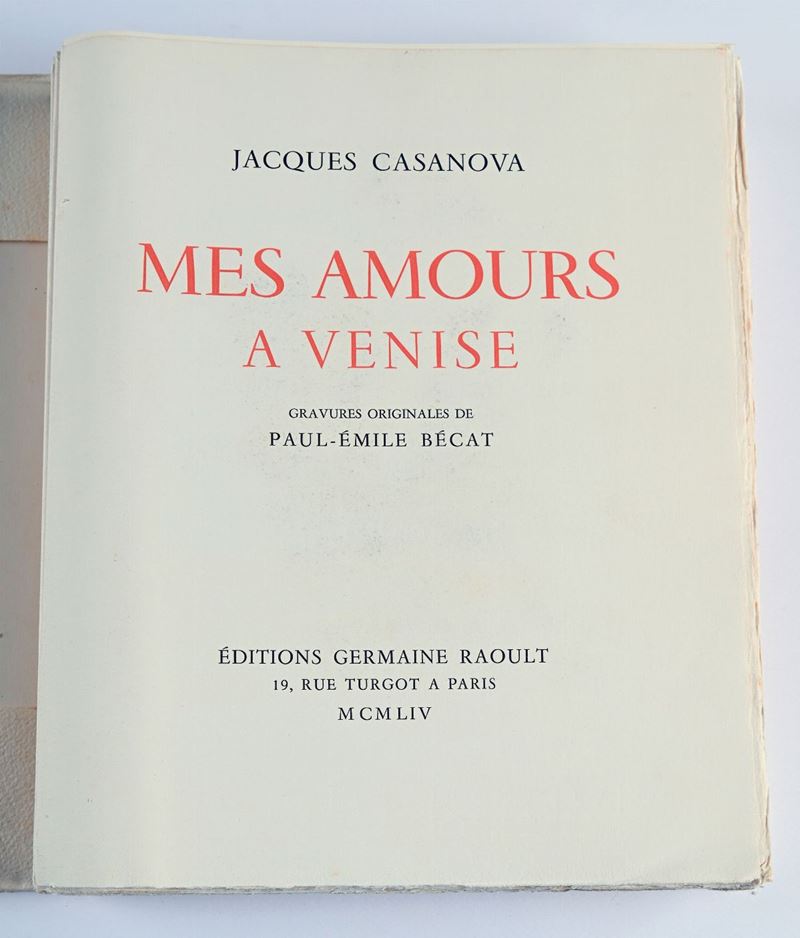 Casanova, J. - Mes Amours a Venise