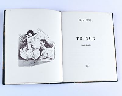 Louÿs, Pierre - Toinon. Conte Inédit