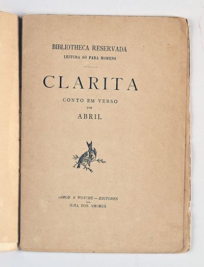 Anonimo - Clarita. Conto Em Verso Por Abril