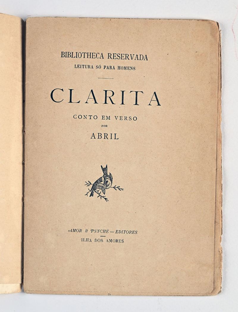 Anonimo - Clarita. Conto Em Verso Por Abril