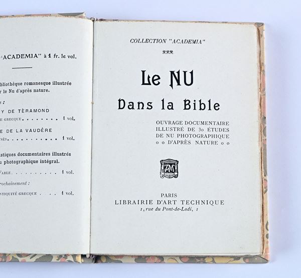LE NU DANS LA FABLE 