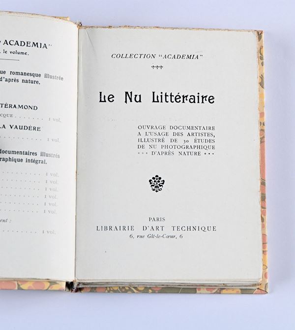 LE NU LITTERAIRE