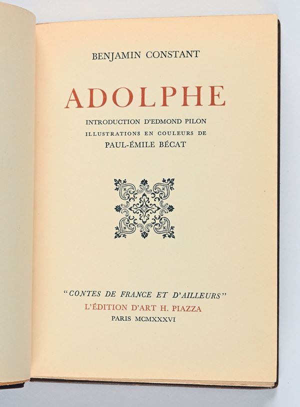 CONSTANT, BENJAMIN - ADOLPHE