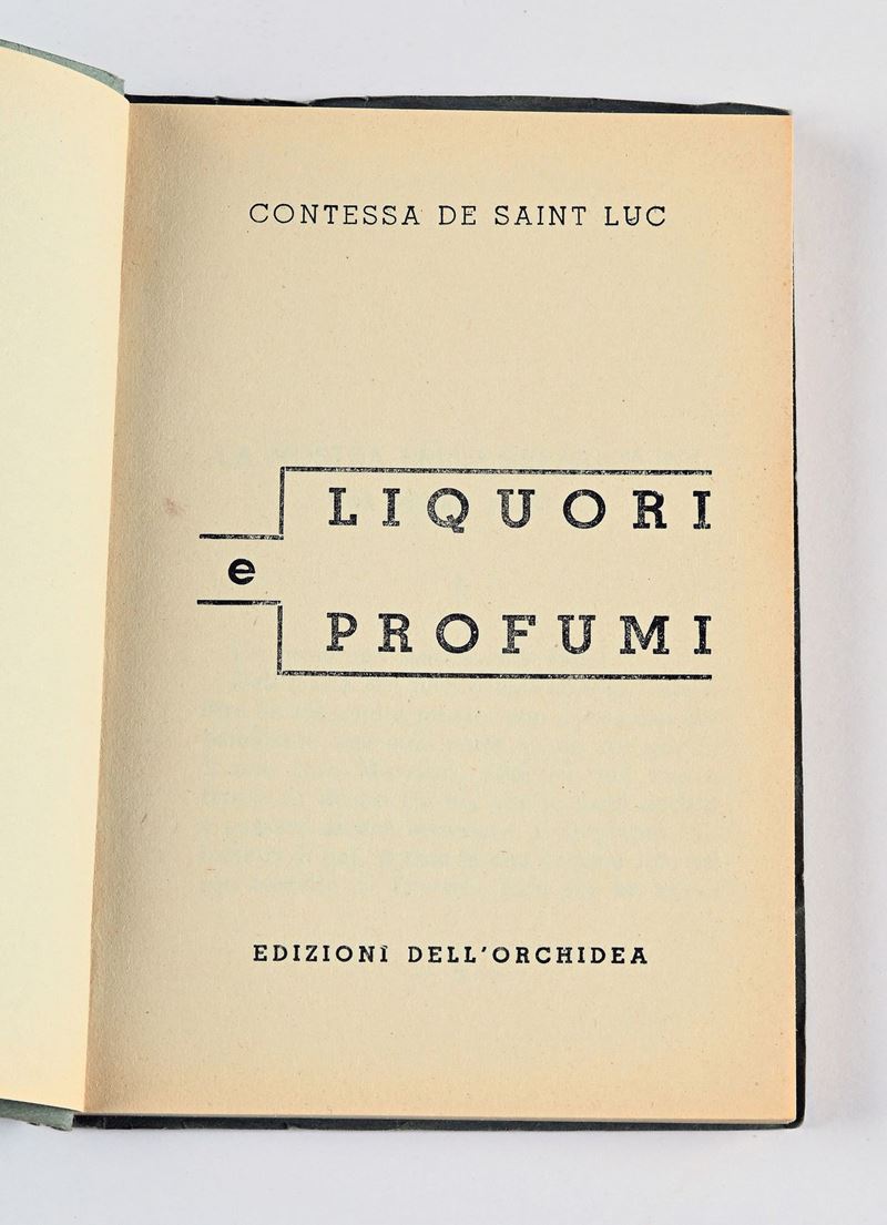 Contessa De Saint Luc - Liquori e Profumi