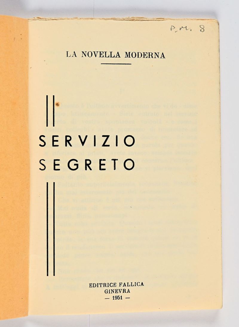 Anonimo - Servizio Segreto