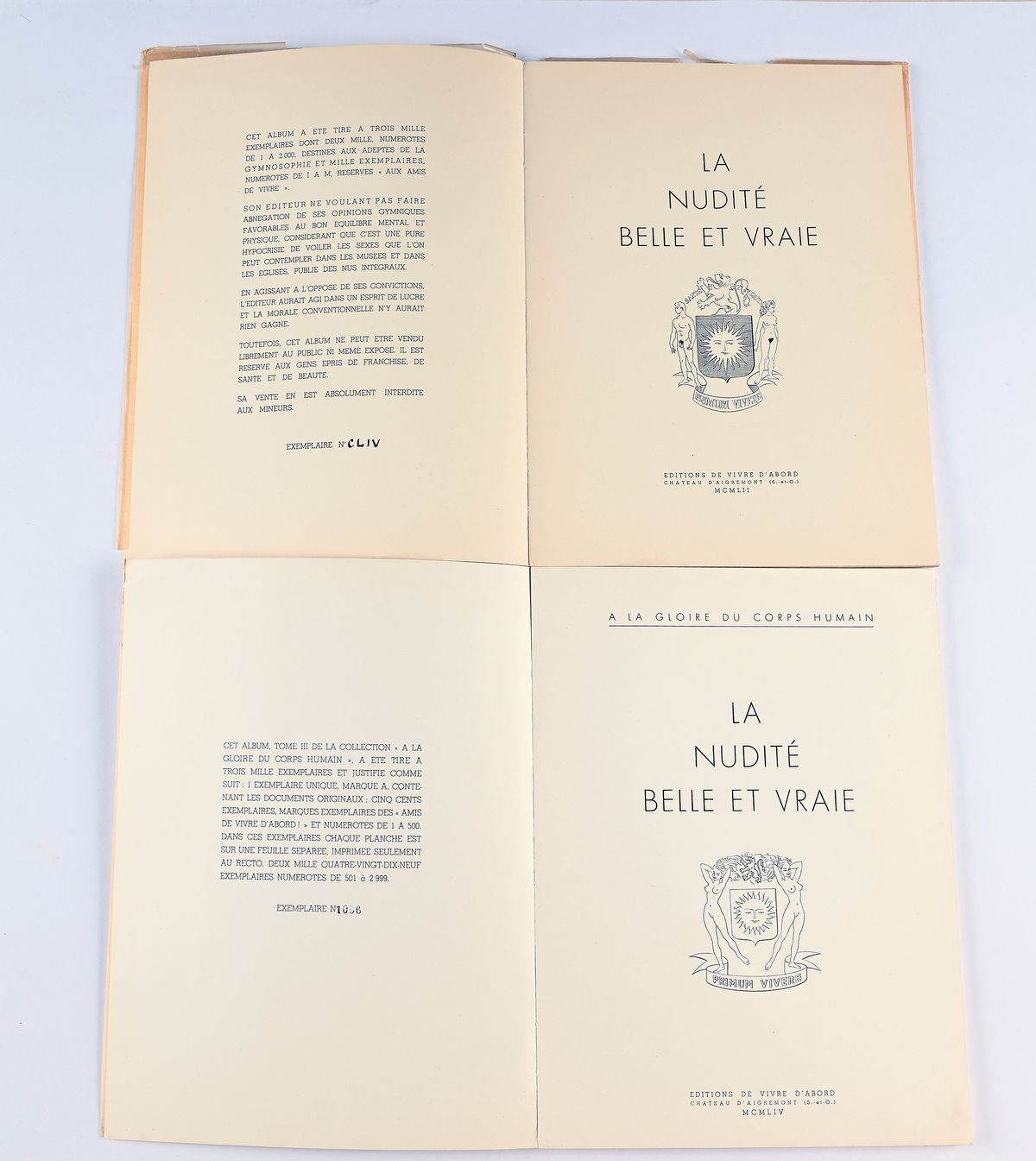 La Nudité Belle Et Vraie (1952-1958)