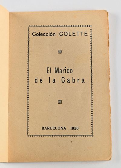 Anonimo - El Marido De la Cabra