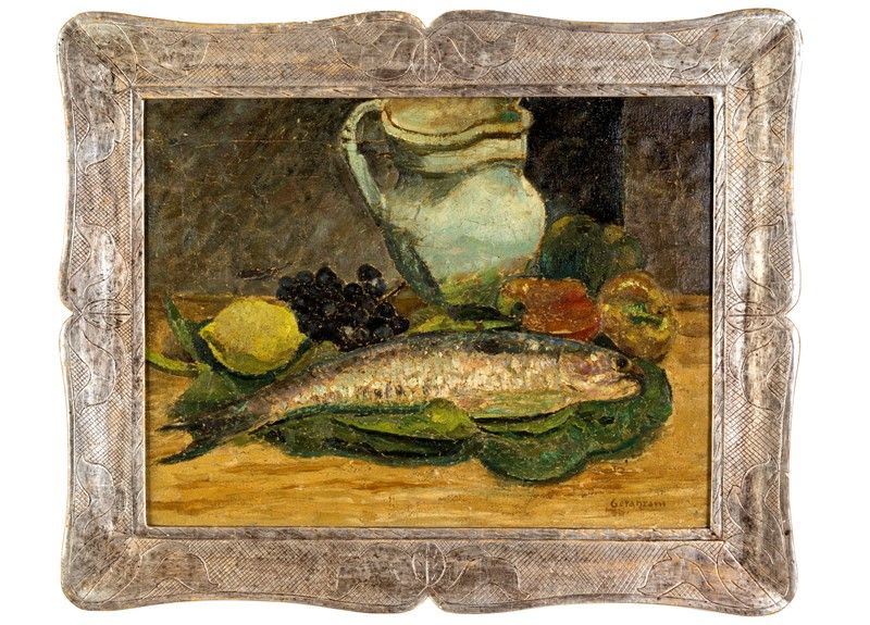 Cornelio Geranzani - Natura Morta con Pesci
