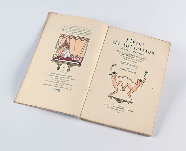 RONSARD/HEMARD, JOSEPH - LIVRET DE FOLASTRIE A IANOT PARISIEN