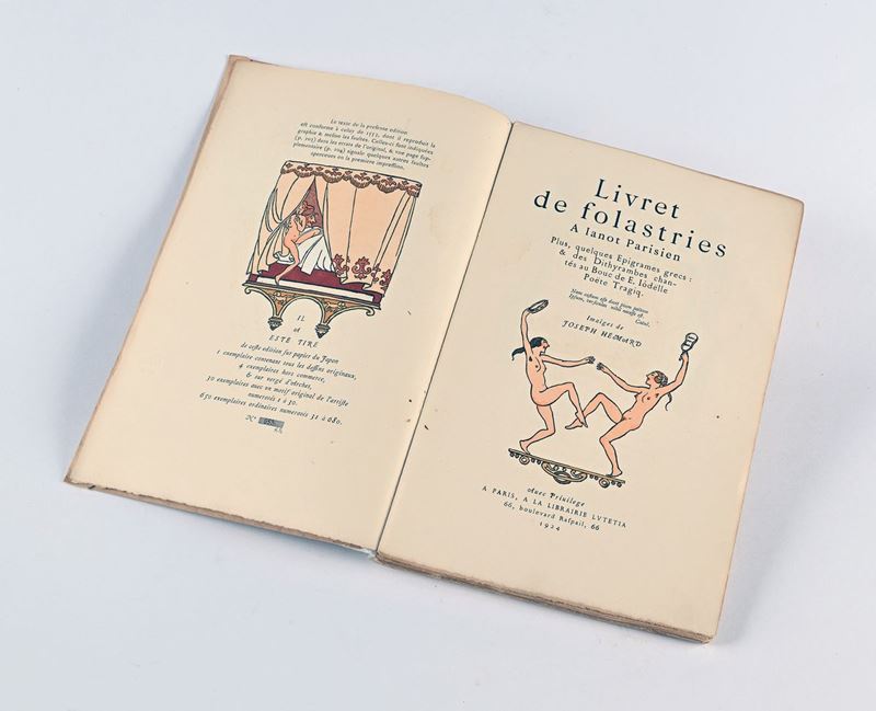 Ronsard/hemard, Joseph - Livret De Folastrie a Ianot Parisien