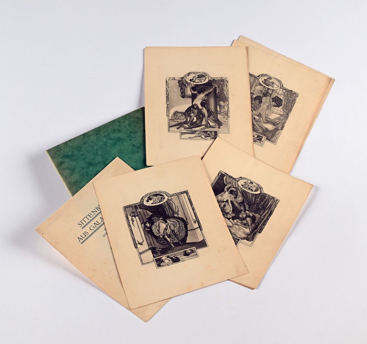 Bayros, Franz Von - Sittenbilder Aus Galanter Zeit. Ein Zyklus Von 10 Gravuren