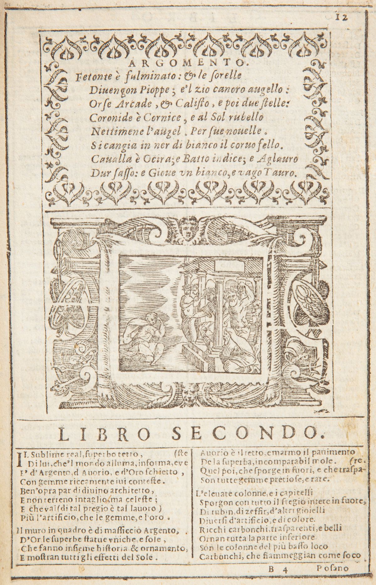 Ovidio - le Metamorfosi. Ridotte da Giovanni Andrea Dall'anguillara in Ottava Rima. con L'annotaz...
