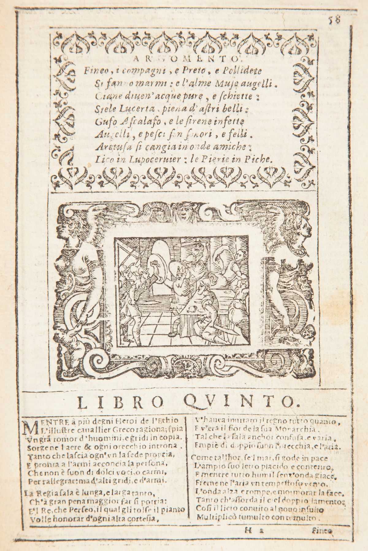 Ovidio - le Metamorfosi. Ridotte da Giovanni Andrea Dall'anguillara in Ottava Rima. con L'annotaz...