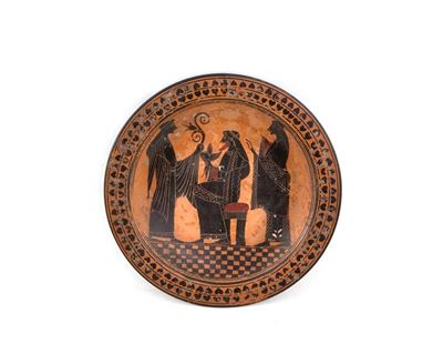Piatto in Maiolica Epoca Giustiniani XIX Secolo