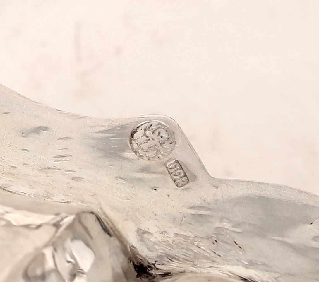 Coppia di Vaschette in Argento, Venezia, Punzone Leone in Moeca, Fine del XIX/inizi XX Secolo