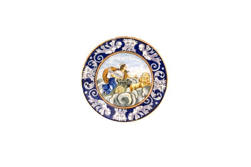 Piatto in Maiolica