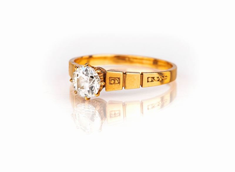 Anello in Oro e Brillante
