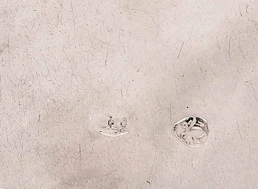 Piccolo Piatto in Argento, Roma, Stato Pontificio, Dopo il 1815, Argentiere Vincenzo II o Antonio...