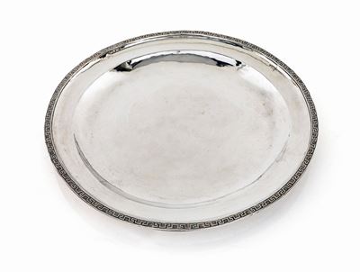 Piatto da Portata in Argento, Roma, Stato Pontificio, Dopo il 1815