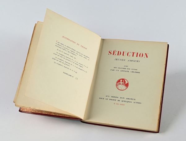 ANONIMO - SÉDUCTION. JEUNES AMOURS