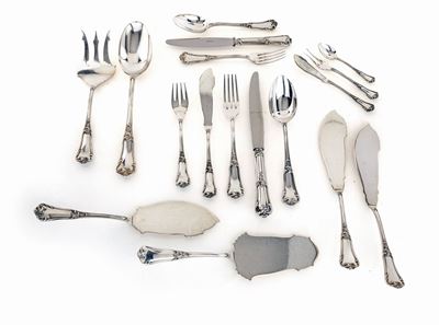 Servizio di Posate in Argento di Gusto Barocco