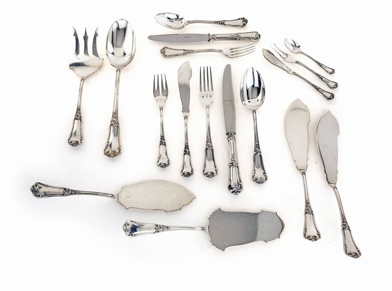 Servizio di Posate in Argento di Gusto Barocco