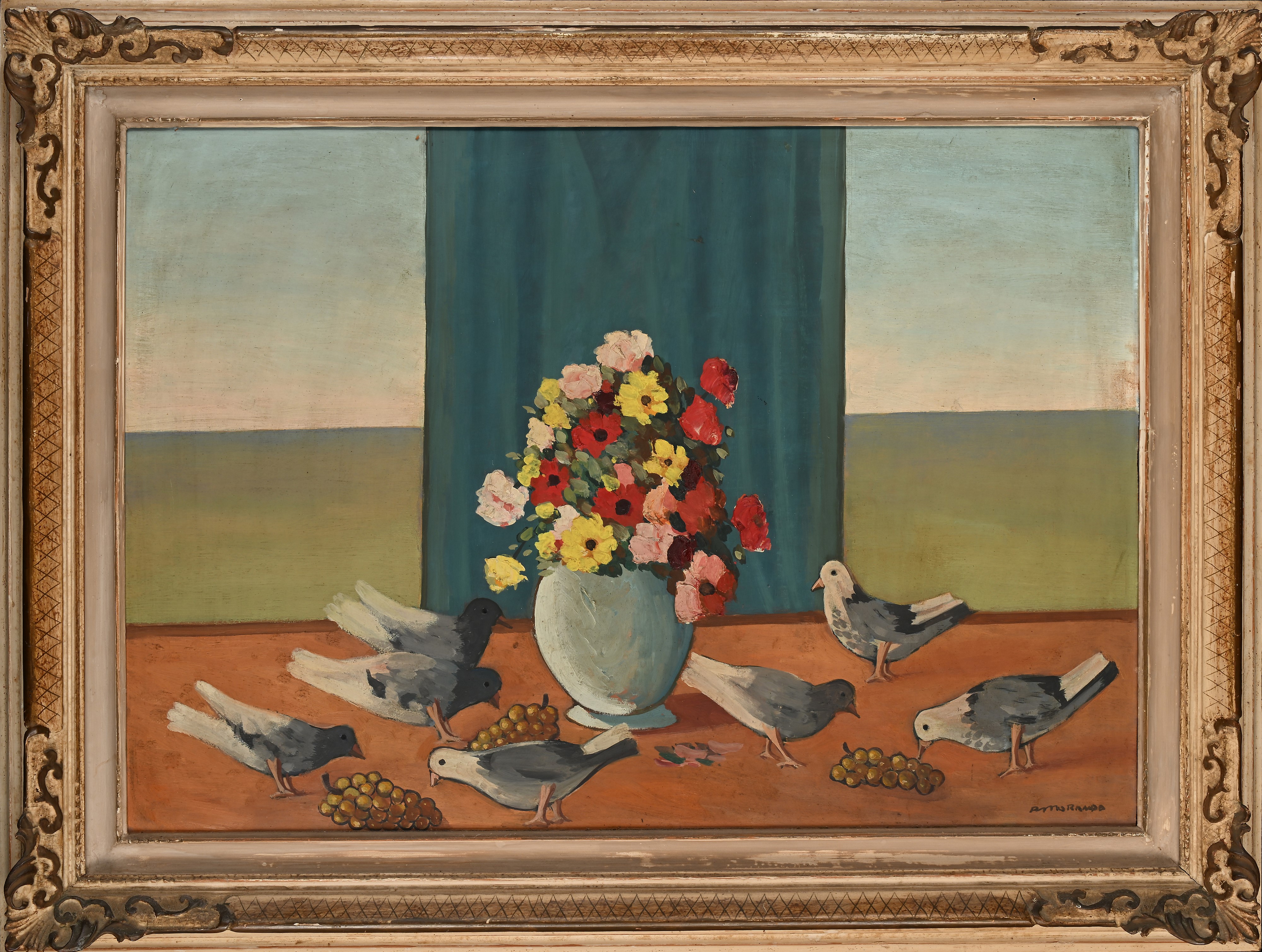 Pietro Morando - Natura Morta con Vaso di Fiori