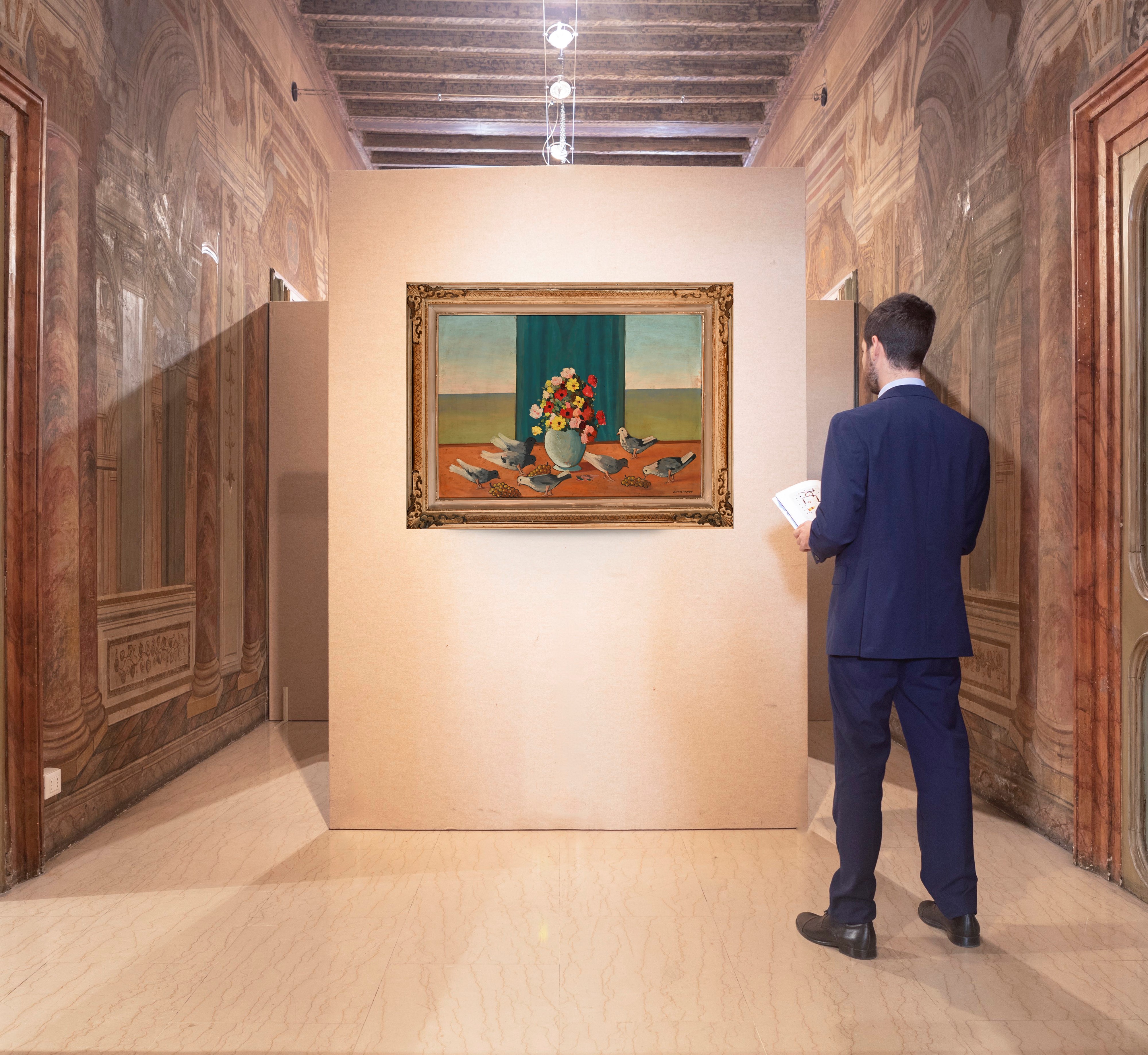 Pietro Morando - Natura Morta con Vaso di Fiori