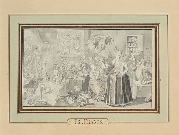 Frans Francken II - La cucina della strega