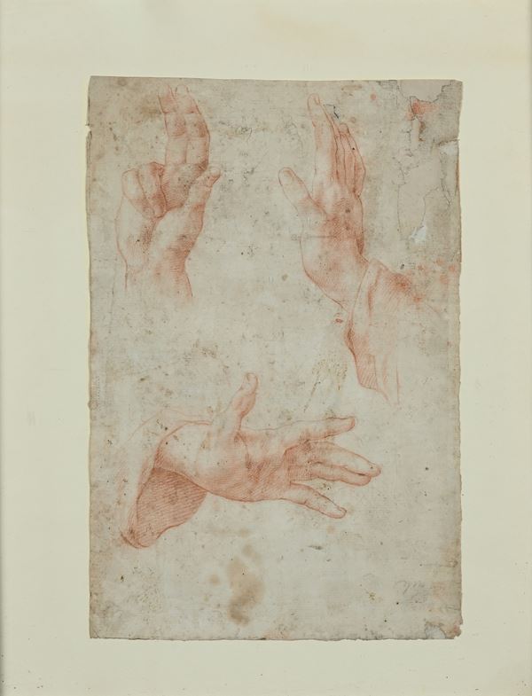 Giulio Cesare Procaccini - Studio di mani