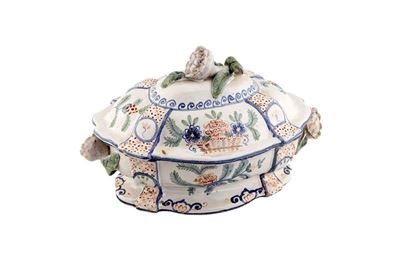 Zuppiera in Maiolica Policroma XIX Secolo