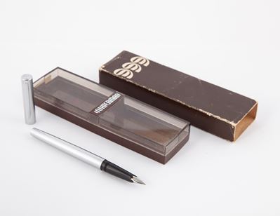 Waterman - Penna Stilografica in Acciaio Satinato