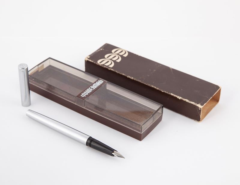 Waterman - Penna Stilografica in Acciaio Satinato