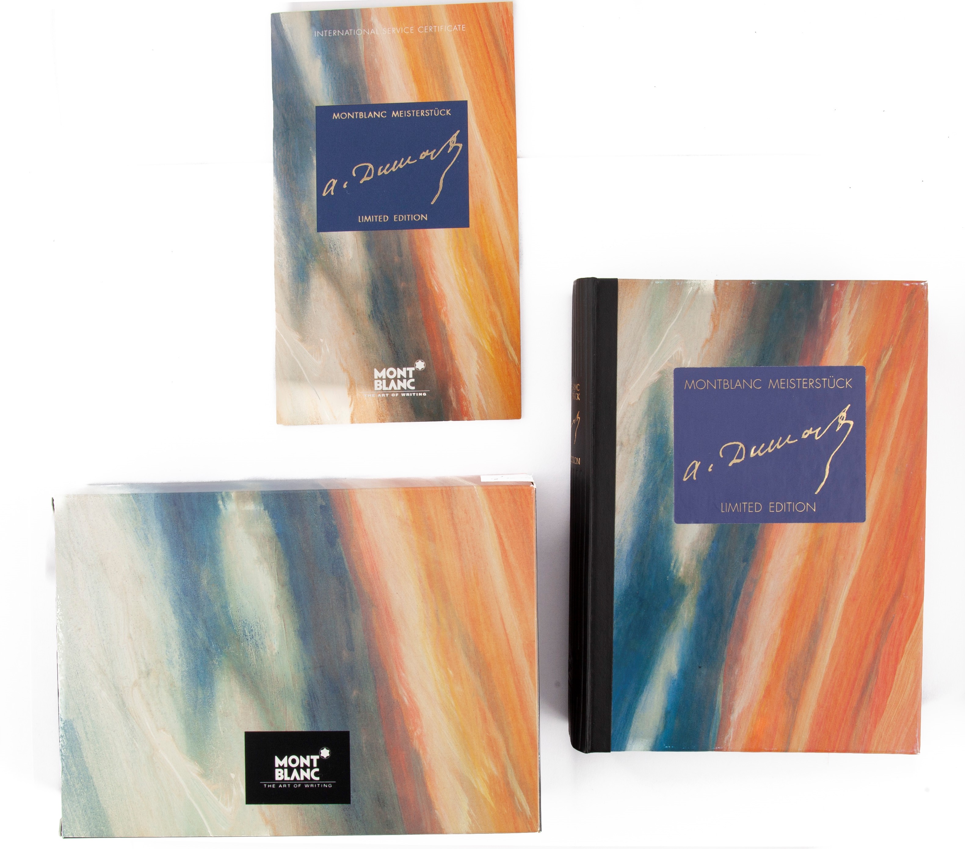 Montblanc Alexandre Dumas - Trittico: Penna Stilografica, Penna a Sfera e Portamine in Celluloide...