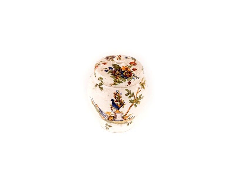 Potiche in Maiolica Policroma