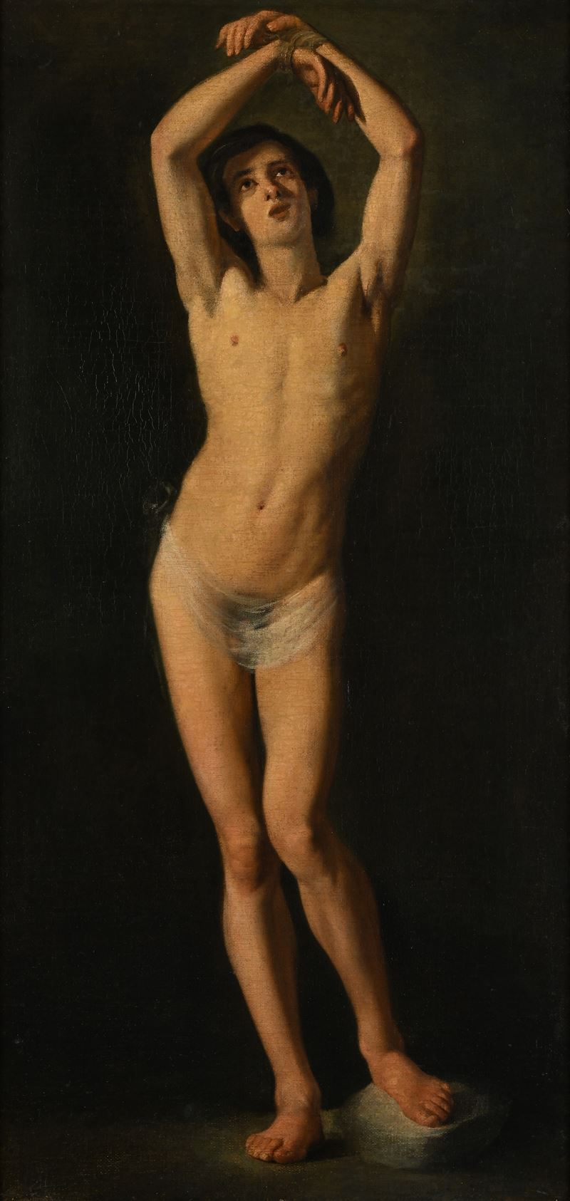 Luigi Sabatelli - Nudo Accademico con Mani Legate