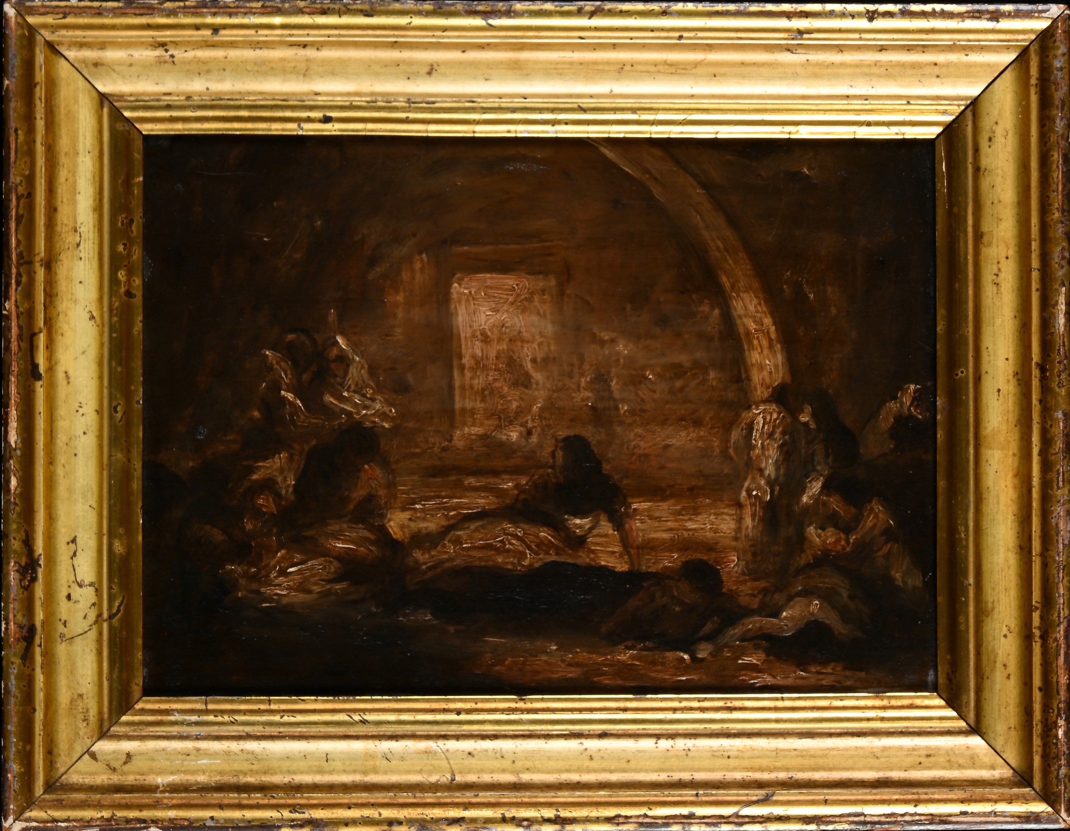 Francisco José De Goya Y Lucientes - Ospedale degli Appestati Bozzetto