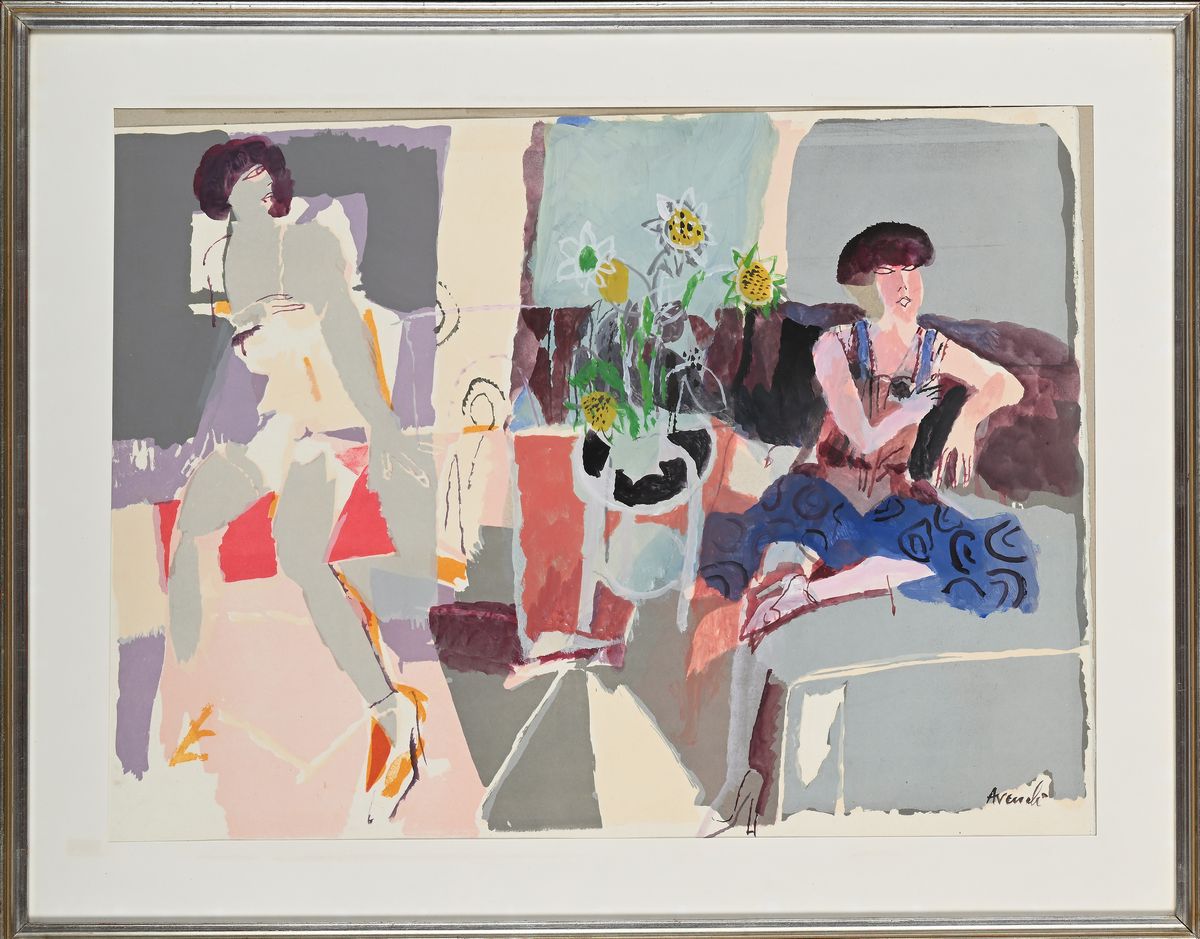 Marcello Avenali - Interno con Figure